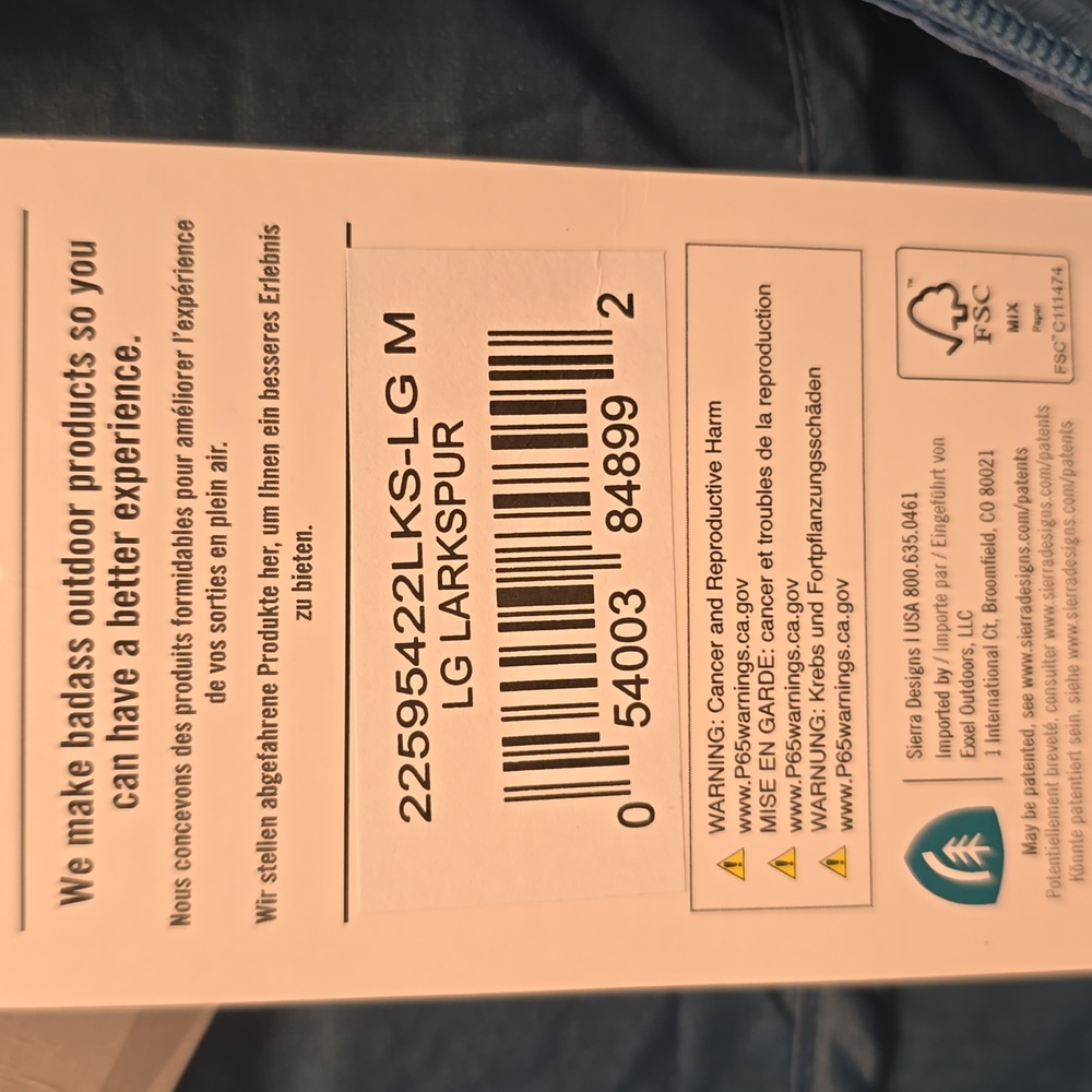 Sierra Designs Tepona Wind Jacket Men's L NWT - Picture 6 of 13
